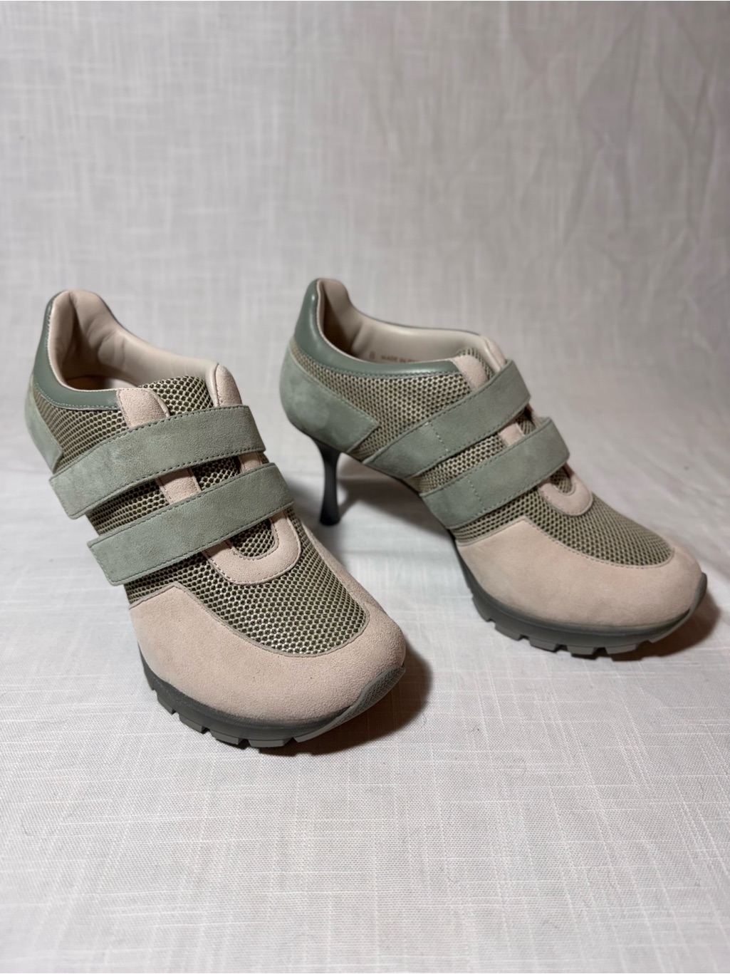 Sneex The Blake Sage Green Sneaker Stiletto